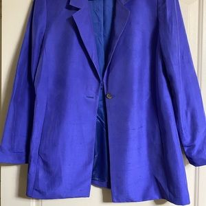 100 % silk blazer